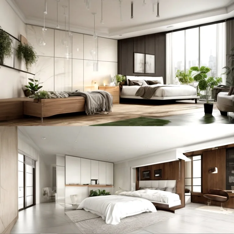 Luxuriöses Wohnzimmer mit Designer-Möbeln